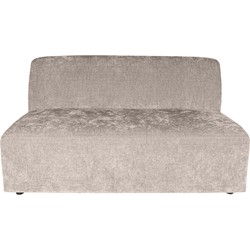 PTMD Lujo sofa white 9852 fiore fabric 2 seater element