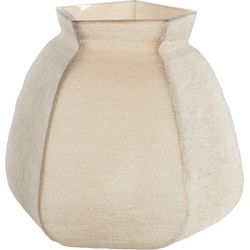 Light & Living - Vaas VELIKO - 26.5x25.5x27cm - Bruin