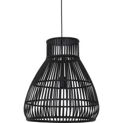 Light&living Hanglamp Ø46x51 cm TIMAKA rotan zwart