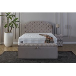 Maison Interiors Opbergboxspring Ashley Beige 160 x 200 cm