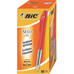 BIC BIC 50 Bic M10 pen in doos rood