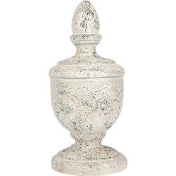 Clayre & Eef Decoratie Ornament Ø 22x48 cm Beige Keramisch materiaal