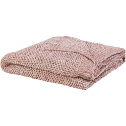 HAIFA - Plaid - Pastelroze - 150 x 200 cm - Polyester