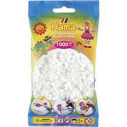 Hama Strijkkralen Wit 1000 Stuks