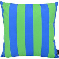 Sierkussen Streep Blauw/Groen | 45 x 45 cm | Katoen/Polyester