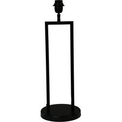 Tafellamp - 20x20x55 - Gepoedercoat zwart - Metaal