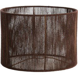Light & Living - kap - Tossa - bruin - textiel - Ø 35cm - E27 - 2235953