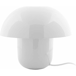 Tafellamp Fat Mushroom - Wit - 29x29x25cm