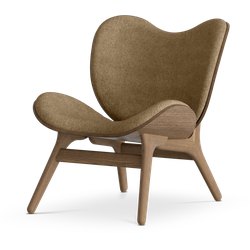 A Conversation Piece houten fauteuil donker eiken - Sugar Brown