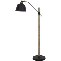 Light & Living - Vloerlamp BANU  - 49x31x153cm - Zwart