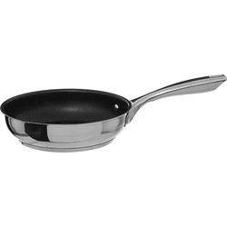 Koekenpan - Alle kookplaten geschikt - zilver/zwart - dia 20 cm - Koekenpannen