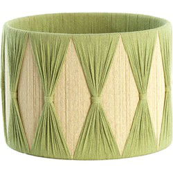 Light & Living - kap - Hannah - groen - textiel - Ø 25cm - E27 - 2225621