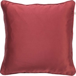 Dutch Decor DOVA - Sierkussen bordeaux 45x45 cm - rood - Dutch Decor