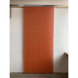 Vliegengordijn Oranje recht - kant en klaar 92 x 209