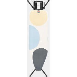 Strijkplank B, 124x38 cm, strijkerhouder - Spring Bubbles