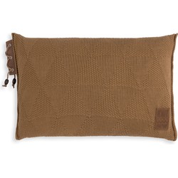 Knit Factory Jay Sierkussen - New Camel - 60x40 cm - Inclusief kussenvulling