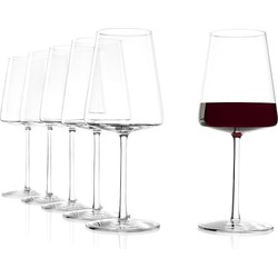 set/6 rode wijn 52 cl Power