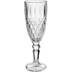 Clayre & Eef Champagneglas 150 ml Transparant Glas