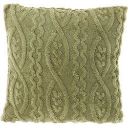 Unique Living - Sierkussen Pleun Tea Green -45x45cm