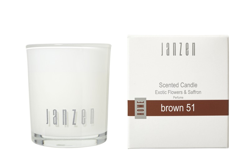 Janzen Home Parfum Kaars Brown 51 - 