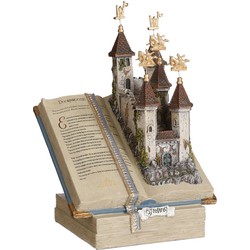 Efteling Sprookjesboek Kerstdorp - 13x13x20 cm - Polyresin