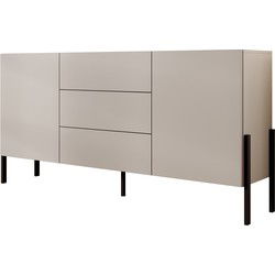 Meubella - Dressoir Jordy - Beige - 184 cm