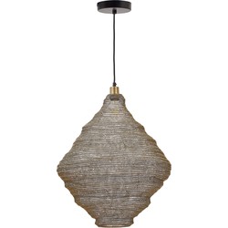 Kave Home - Plafondlamp Sarraco van goudkleurig metaal Ø 48,5 cm