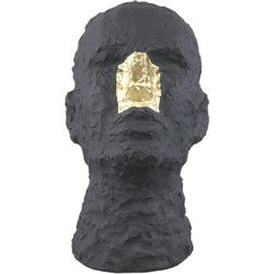 PTMD Deco Object Bertrand - 27x20x33 cm - Keramiek - Zwart/Goud