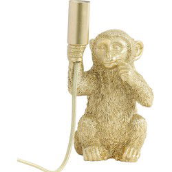 Light & Living - tafellamp - Monkey - goud - kunststof - dierenlamp - E14 - 1863385