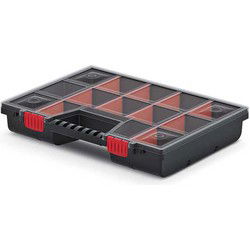 Kistenberg Sorteerbox/vakjes koffer - 12 vaks - kunststof - 40 cm - Opbergbox