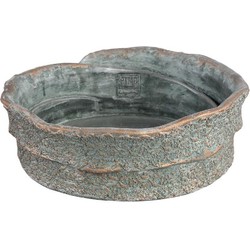 PTMD Schaal Serre - 30x30x10 cm - Cement - Grijs