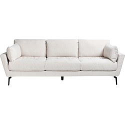 NENOLA - 4-zitsbank - Lichtbeige - Polyester