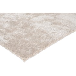 Vercai Rugs Shadow Collectie - Hoogpolig Vloerkleed - Zacht Tapijt voor Woonkamer - Polyester - Ivoor - 160x230 cm