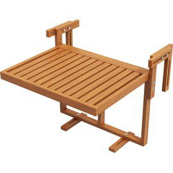 4goodz Balkonklaptafel voor Balustrade, Verstelbare Hangtafel