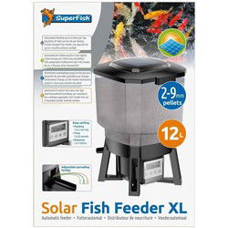 Solar fish feeder xl