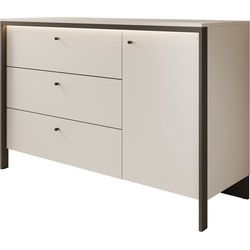 Meubella - Dressoir Genesis - Grijs - 136 cm