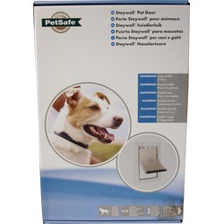 PetSafe aluminium deur nr. 640 L wit/transparant