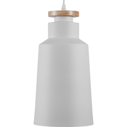 Beliani NEVA - Hanglamp-Lichte houtkleur-Aluminium