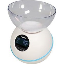 Digitale keukenweegschaal 5 kg / 1 g met temperatuur / klok / alarm / timer