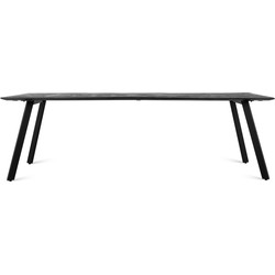 Benoa Berlin Dining Table Black 160 cm