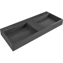 Beliani CUSCO - Wastafel-Zwart-Mineraalgietwerk