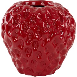 Vaas Strawberry - Rood - 35x34x33cm