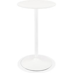 Ronde hoge tafel IDALGO wit