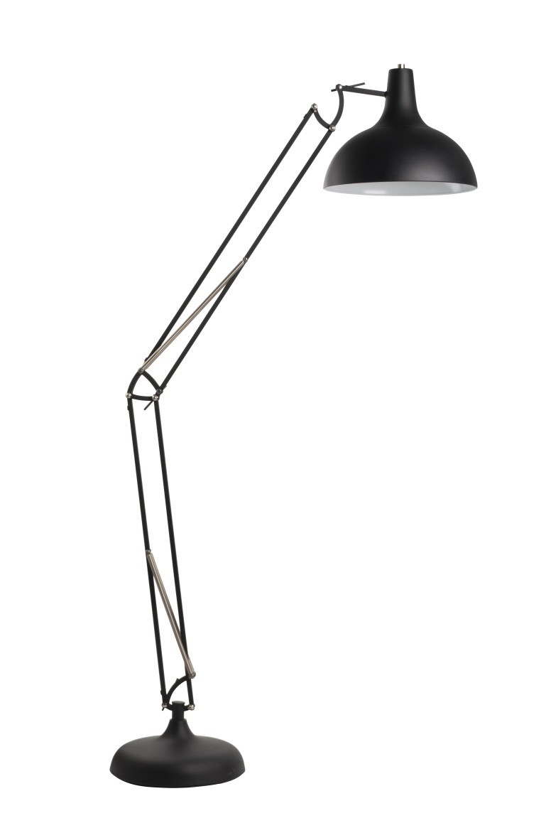 24Designs Vloerlamp Office - H180 Cm - Mat Zwart - 