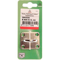 Dekoog 8mm rvs
