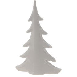 2 stuks - Deco kerstboom wit 29cm