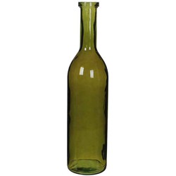 Mica Decorations rioja glazen fles groen maat in cm: 75 x 18