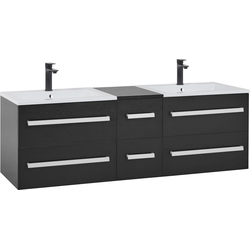 MADRID - Badkamerkast - Zwart - MDF