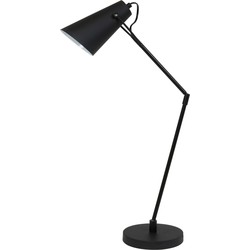 Bureaulamp Borre - Zwart - 76,5x18x89,5cm