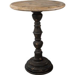 Clayre & Eef Bijzettafel Bruin Hout